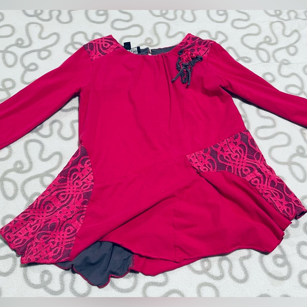 Girls Beautiful Hot Pink Dress